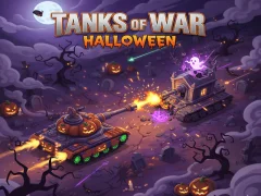 Mchezo Tanks of War Halloween online