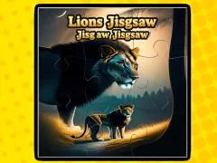 Mchezo Lions Jigsaw Jigsaw online