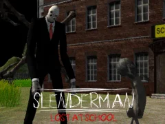 Mchezo Slenderman Lost at School online