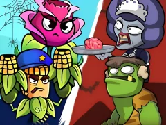 Mchezo Plants Vs Zombies - Merge Defense online