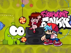 Mchezo Friday Night Funkin VS Om Nom from Cut The Rope online