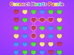 Mchezo Connect Hearts Puzzle online