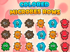 Mchezo Colored Microbes Rows online