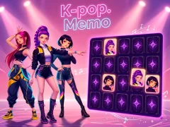 Mchezo K-pop. Memo online