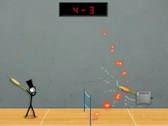 Mchezo Stick Figure Badminton 3 online