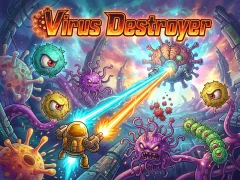Mchezo Virus Destroyer online