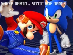 Mchezo Super Mario & Sonic FNF Dance online