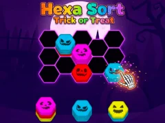 Mchezo Hexa Sort Trick or Treat online
