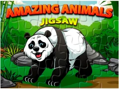 Mchezo Amazing Animals Jigsaw online
