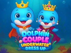 Mchezo Dolphin Couple Underwater Dress Up online