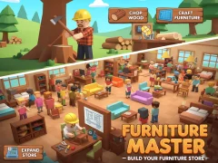 Mchezo Furniture Master – Build Your Furniture Stor online