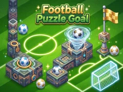 Mchezo Football Puzzle Goal online