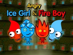 Mchezo Angry Ice girl and Fire boy online