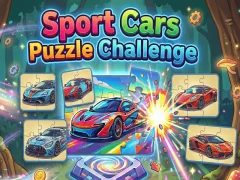 Mchezo Sport Cars Puzzle Challenge online