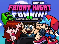 Mchezo Super Friday Night Funkin Vs Minecraft online
