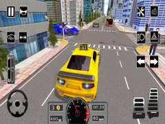 Mchezo Modern City Taxi Car Simulator online