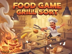 Mchezo Food Game Grill Sort online