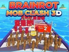 Mchezo Brainrot Mob Clash 3D online