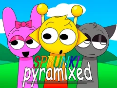 Mchezo Sprunki Pyramixed online