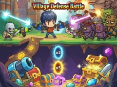 Mchezo Village Defense Battle online