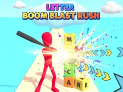 Mchezo Letter Boom Blast Rush online