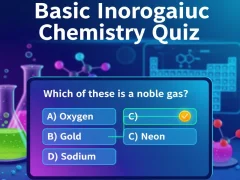 Mchezo Basic Inorganic Chemistry Quiz online