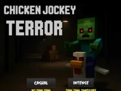 Mchezo Chicken Jockey Terror online