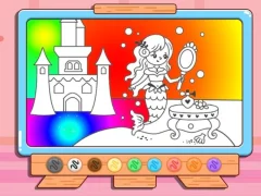 Mchezo Coloring Book: Mermaid Makeup online