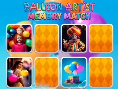 Mchezo Balloon Artist Memory Match online