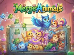 Mchezo Merge Animals online