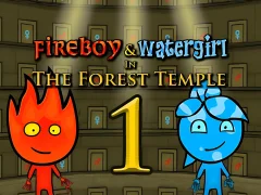 Mchezo Fireboy & Watergirl In The Forest Temple online