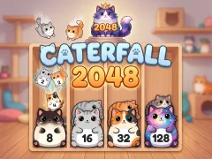 Mchezo Caterfall 2048 online