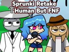 Mchezo Sprunki Retake Human But FNF online