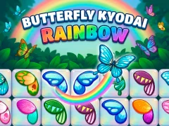 Mchezo Butterfly Kyodai Rainbow online