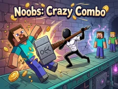 Mchezo Noobs: Crazy Combo online