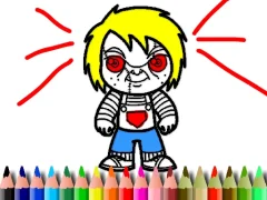 Mchezo Scary Boy Coloring Book online