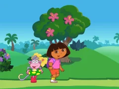 Mchezo Dora the Explorer Find Floatie online