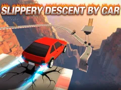 Mchezo Slippery Descent By Car online