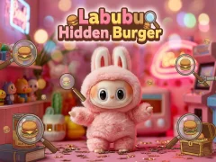 Mchezo Labubu Hidden Burger online