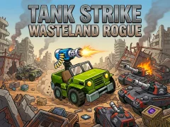 Mchezo Tank Strike: Wasteland Rogue online