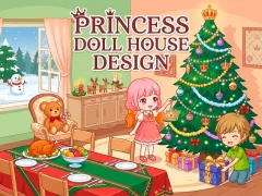 Mchezo Princess Doll House Design online