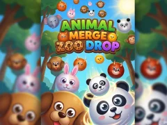 Mchezo Animal Merge Zoo Drop online