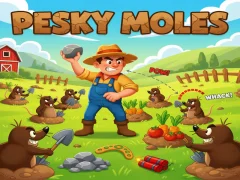 Mchezo Pesky Moles online