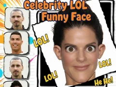 Mchezo Celebrity LOL Funny Face online