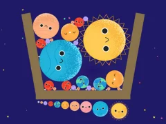 Mchezo Merge Planets online