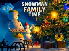 Mchezo Snowman Family Time online