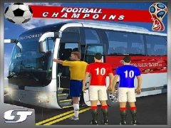 Mchezo Football Players Bus Transport online