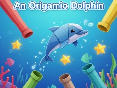 Mchezo An origami dolphin online