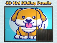 Mchezo 3D Kid Sliding Puzzle online