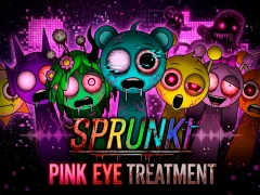 Mchezo Sprunki: Pink Eye Treatment online